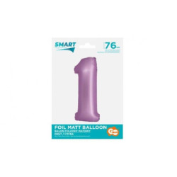Balon fol Smart Cyfra1 lawendmat76cm CH-SLW1 58670