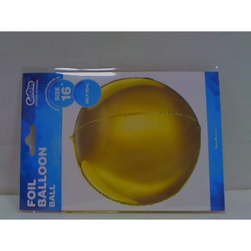 Balon foliowy 16" Kula złota BK-HZL 20066