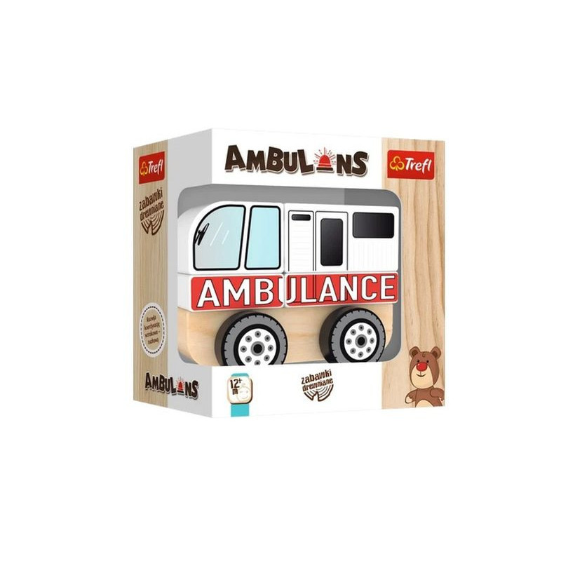 TREFL Zabawka drewn.Ambulans 61000
