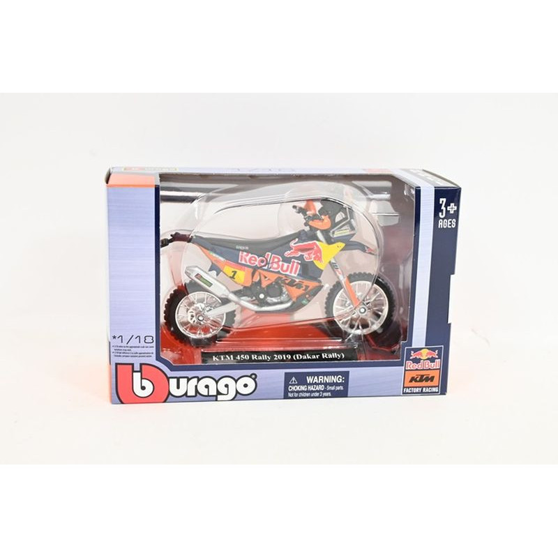BBU 1:18 RedBull KTM 450 Rally 51086 15153