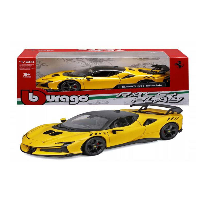BBU 1:24 Ferrari R_P SF90 Stradale Yellow 26032YL