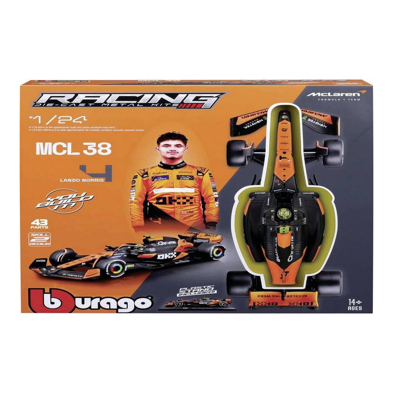 BBU 1:24 model KIT F1 McLaren MCL38 L.Norris 28504