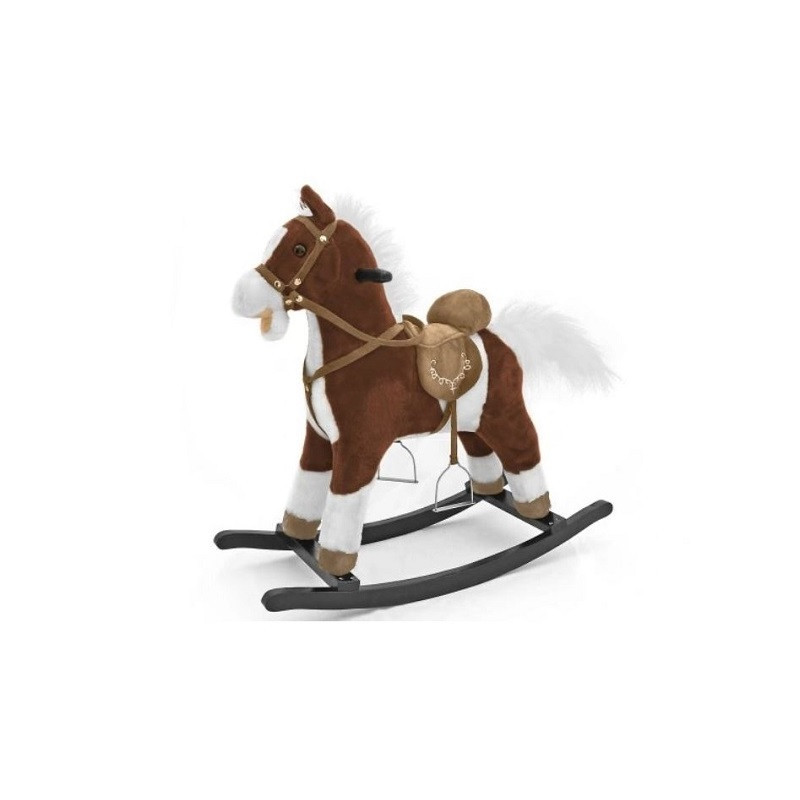  Koń na biegunach Mustang c.brąz 0074 34157