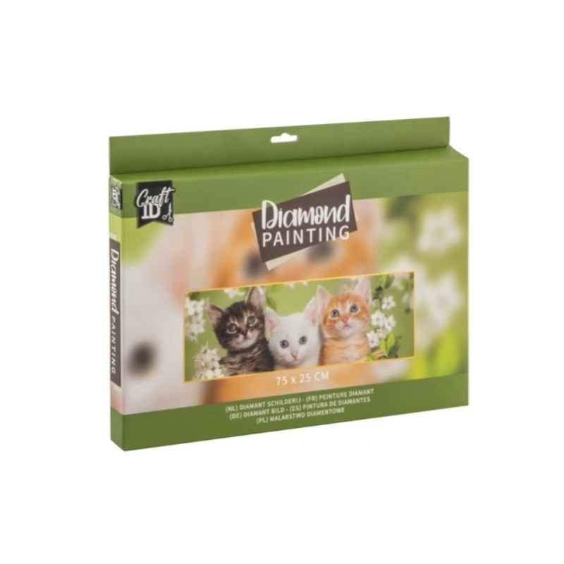 CCG diamentowa mozaika 75x25 koty CR2104 29631