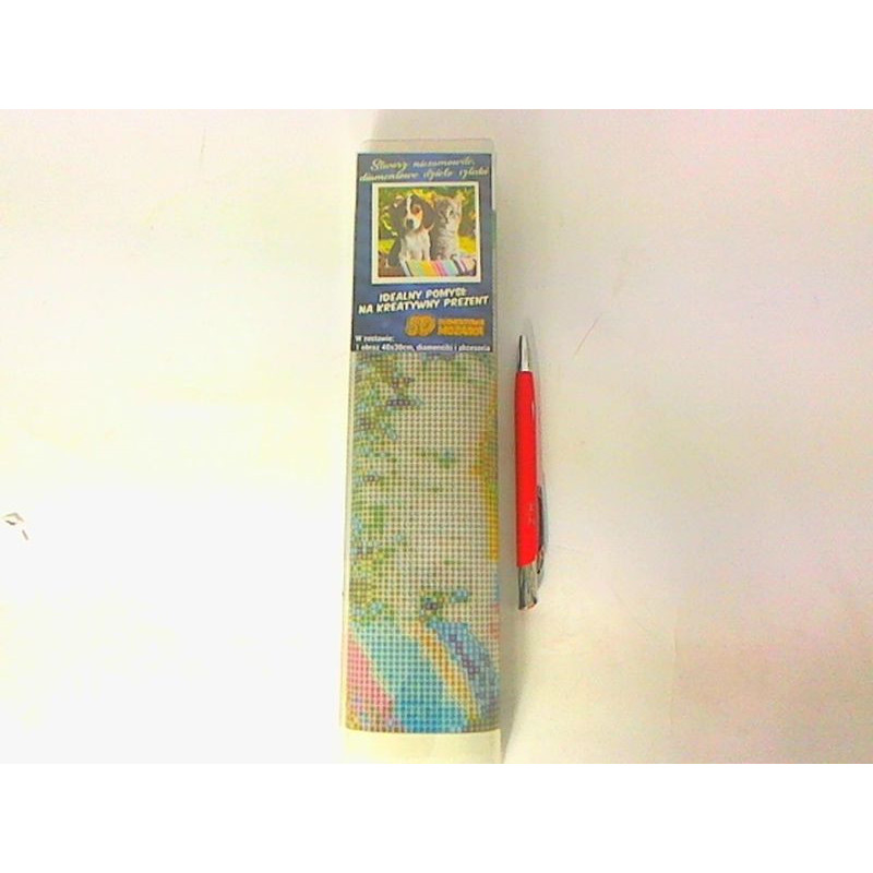  Diamentowa mozaika piesek z kotkiem 1005270