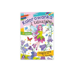 Kolorow.z tatuaż.Magiczne kwiaty 73805 