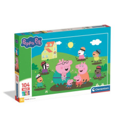 CLE puzzle 104 maxi SuperKolor Peppa Pig 25017