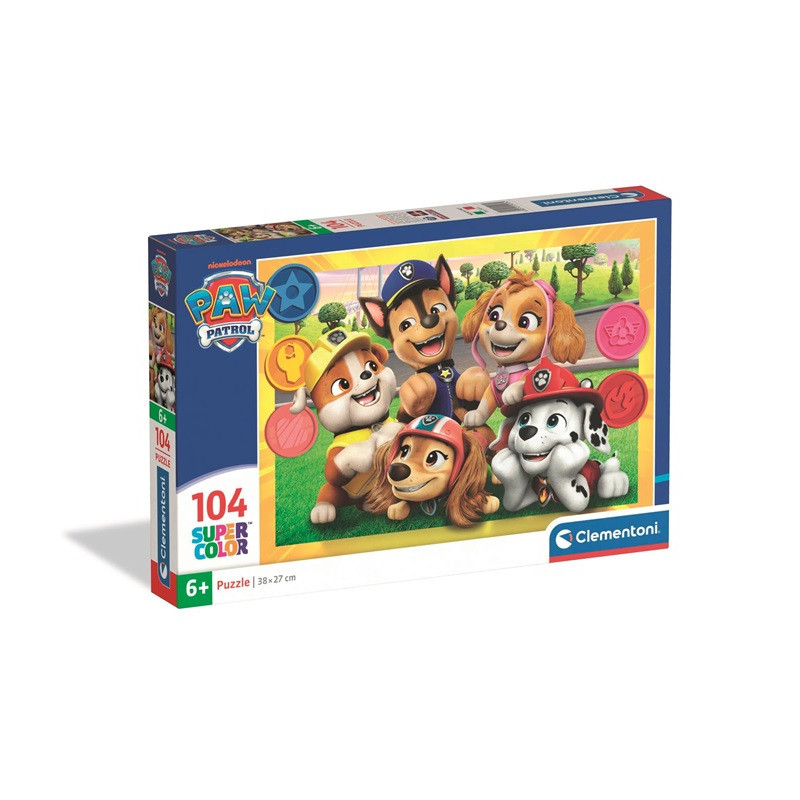CLE puzzle 104 SuperKolor Paw Patrol 25013