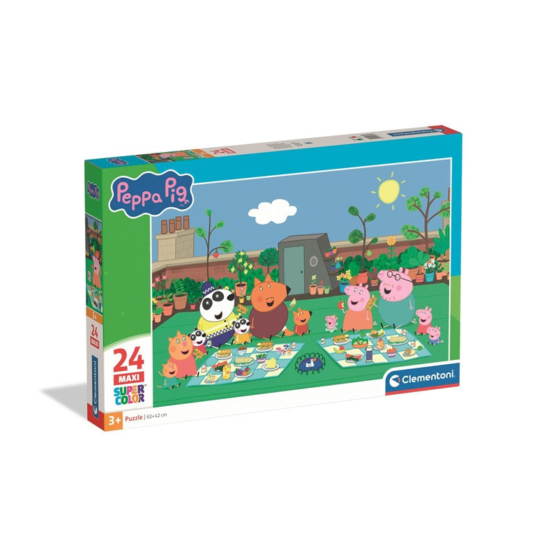CLE puzzle 24 maxi SuperKolor Peppa Pig 24834