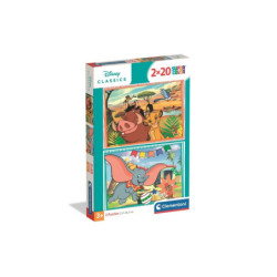 CLE puzzle 2x20 SuperKolor Disney Classics 24837