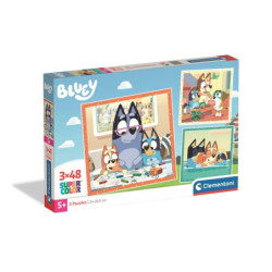 CLE puzzle 3x48 SuperKolor Bluey 25003