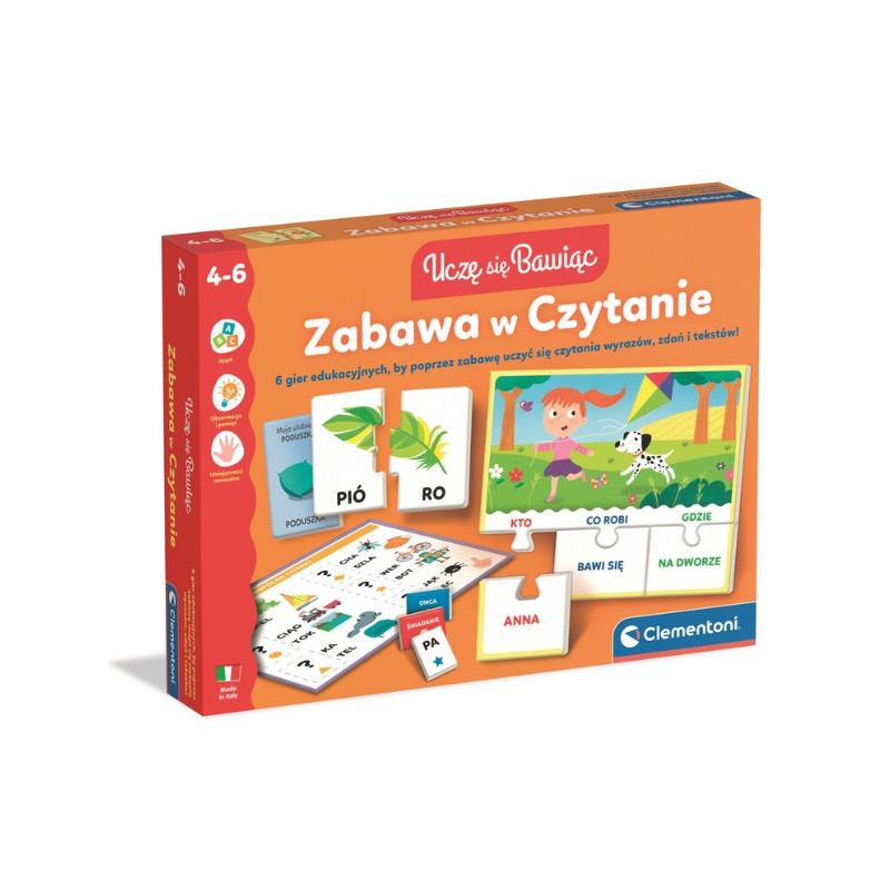 CLE Uczę się bawiąc! Zabawa w czytanie 50425