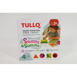 Gniotki sensor.z cieczą squishy 4kształ.710 77102