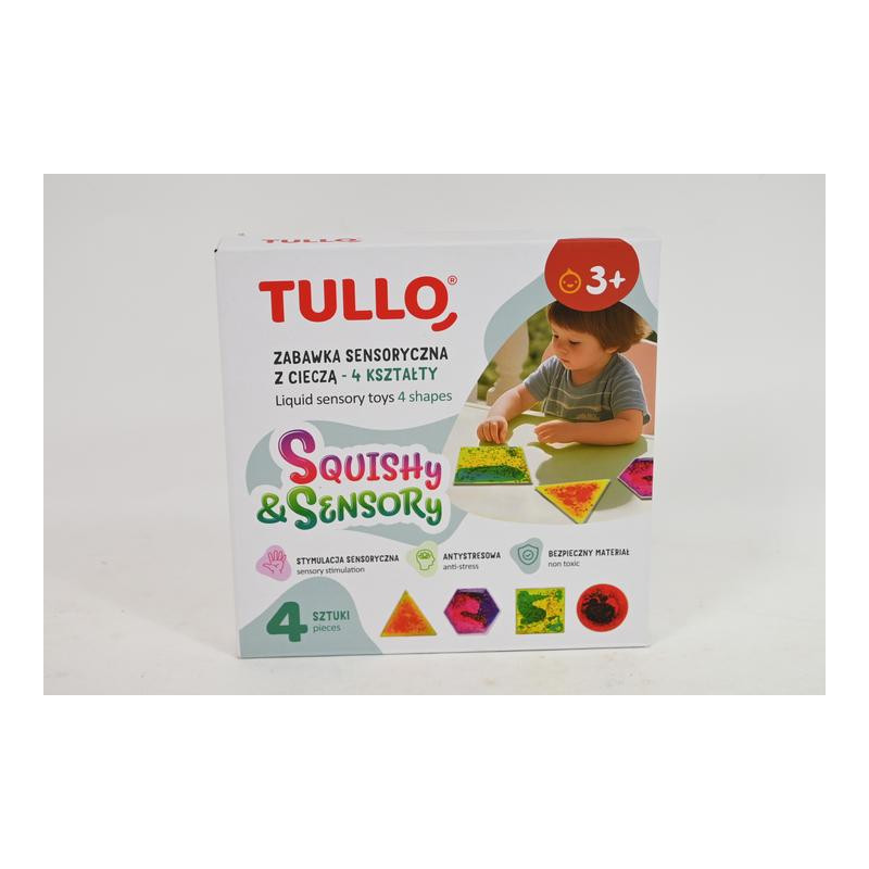 Gniotki sensor.z cieczą squishy 4kształ.710 77102