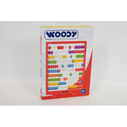 WOODYLAND Liczydło drewn.czerw.ramka 90009 00091