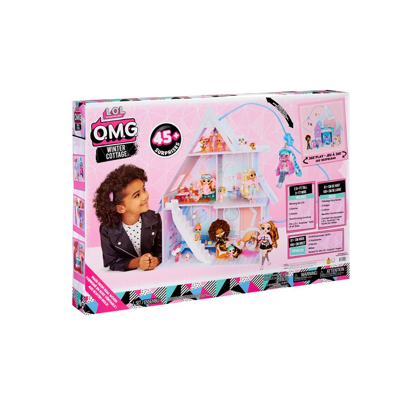  L.O.L. Surprise drewniany domek+winda 120001