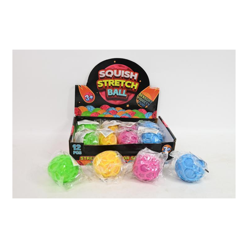 Gniotek piłka neon 12/disp 04080