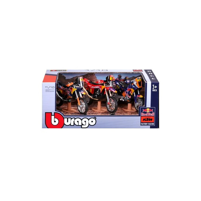 BBU 1:18 WRB KTM Cycle KTM RB 3-pak 51113