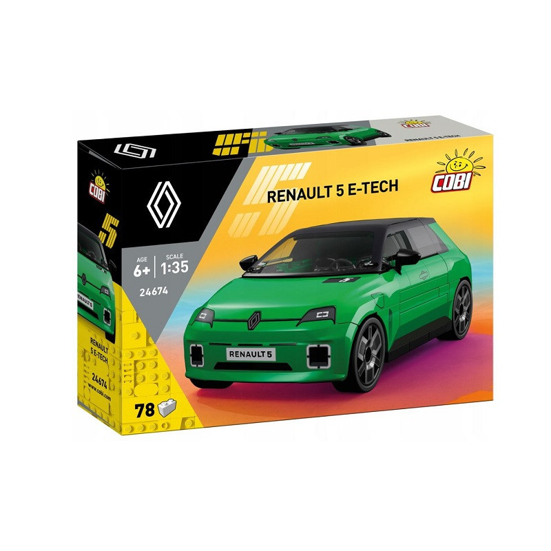COBI Renault 5 E-TECH green 78kl 24674