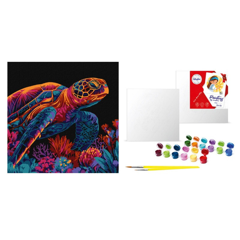  Malow.po num.30x30 Tajemniczy żółw 85646