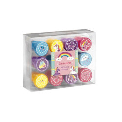 CCG stemple z jednorożcem 12szt 71650