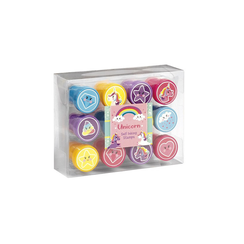 CCG stemple z jednorożcem 12szt 71650