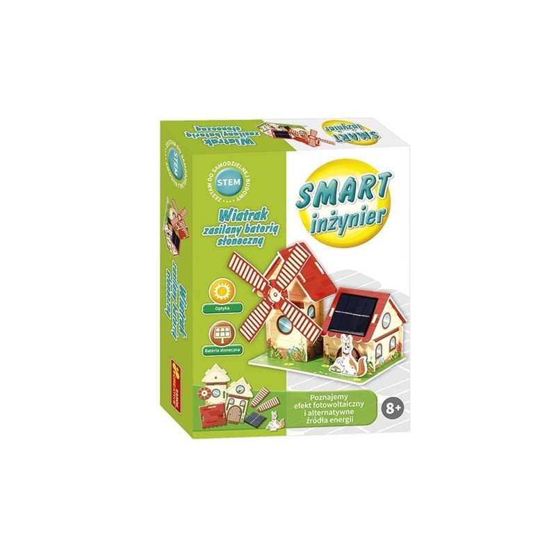 SMART inżynier - wiatrak zasil.bat.słoneczną 00611