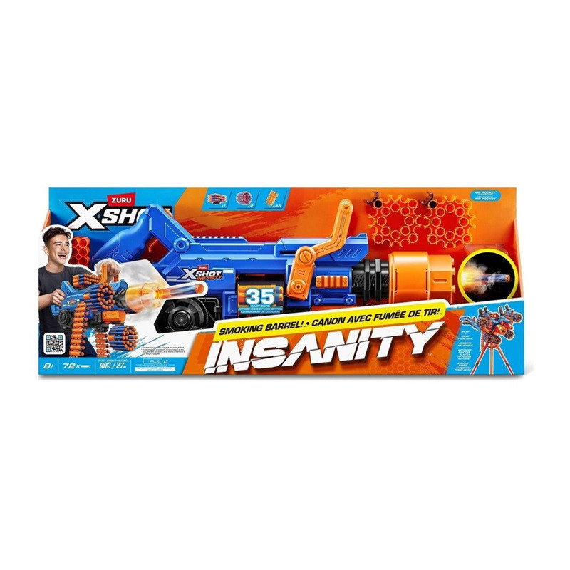  ZURU X-SHOT Insanity Smoking Barrel 36823