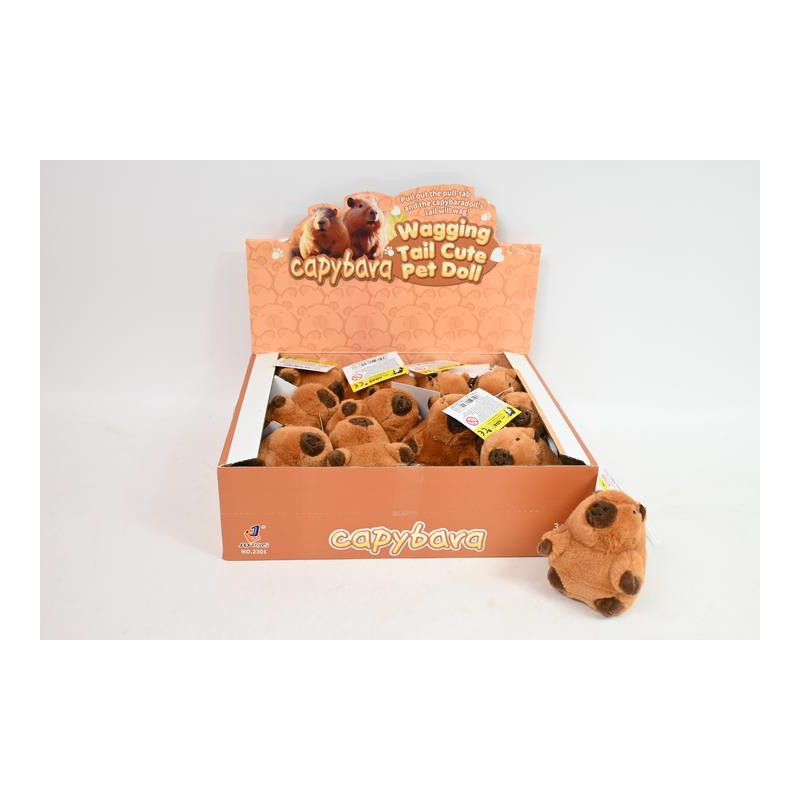 Kapibara z naciągiem brelok 12szt/disp 22383