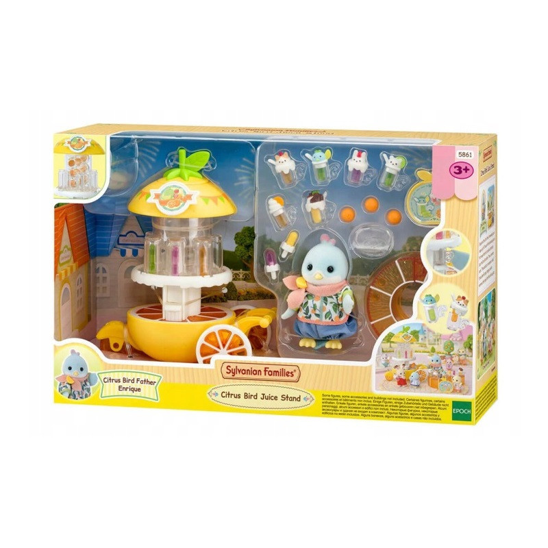 SYLVANIAN Citrus Bird Juice stand 05861