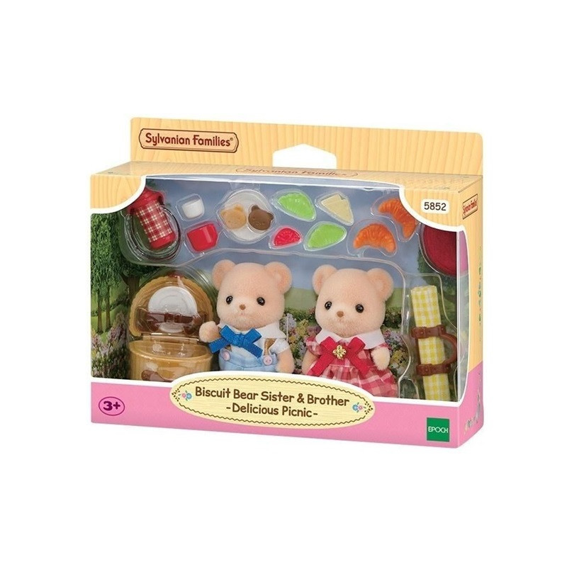 SYLVANIAN misie siostra i brat na pikniku 05852