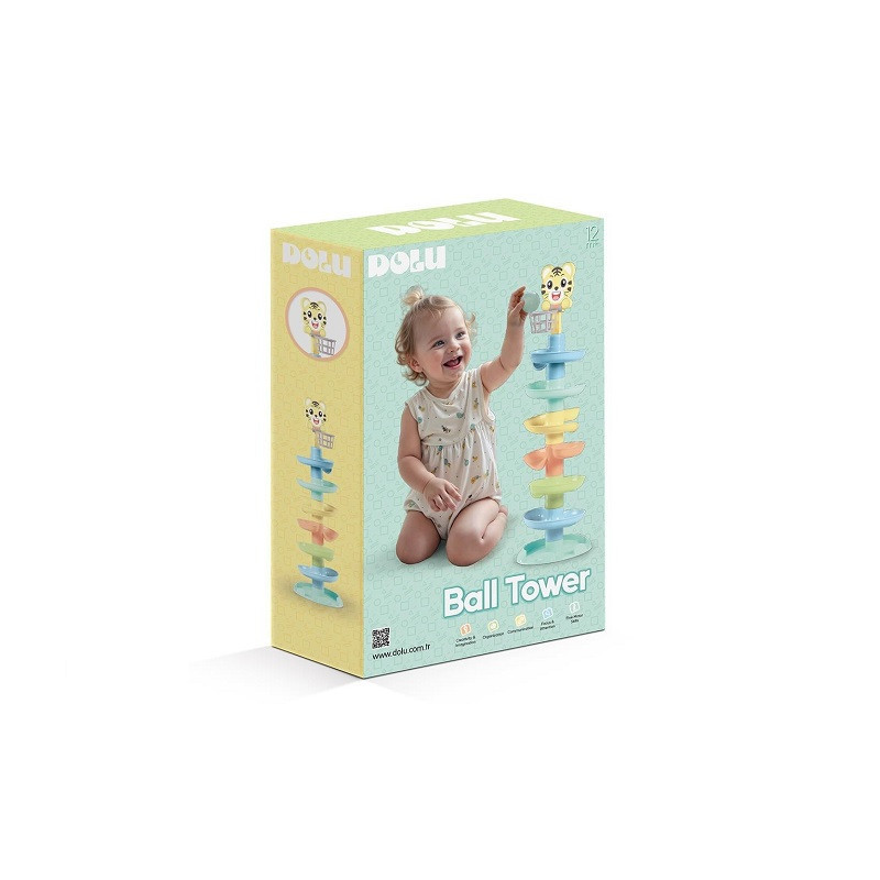 DOLU wieża-zjeżdżalnia z piłeczkami 5207