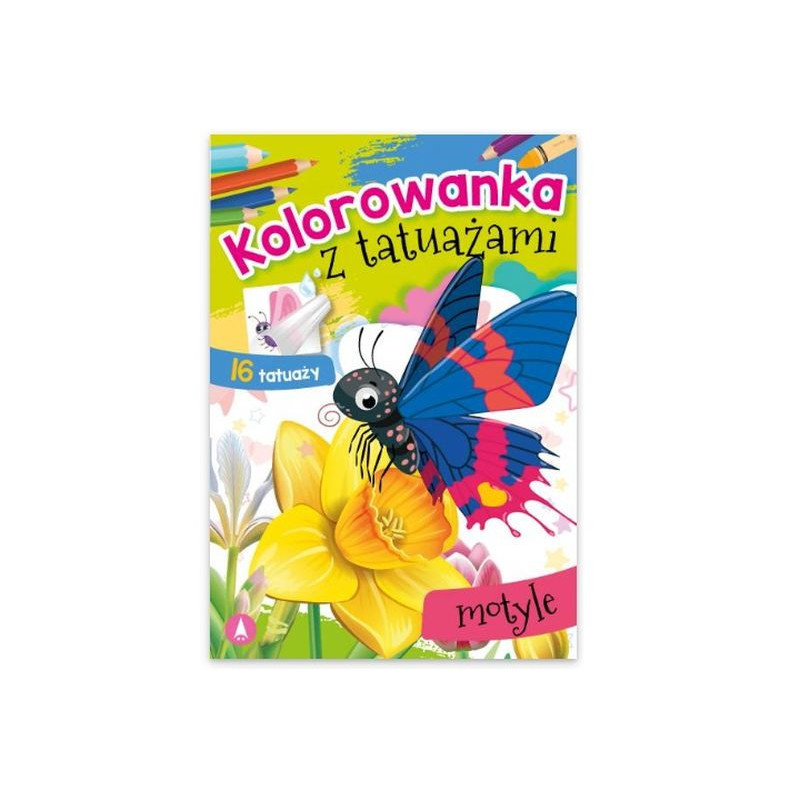 Kolorow.z tatuaż.Motyle 74161 