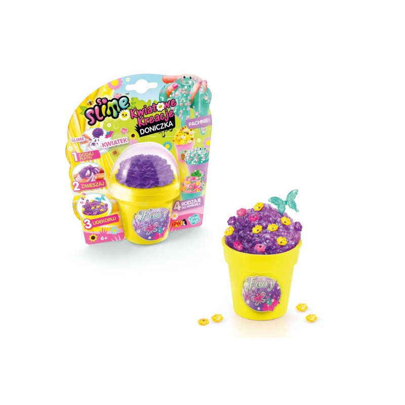 EPEE SoSlime Kwiatowe kreacje doniczka żół EP60686