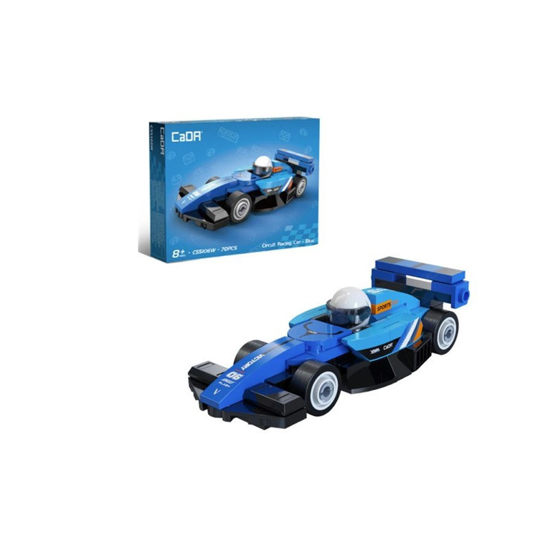  Cada klocki CircuitRacCarBlue C55106W 33278