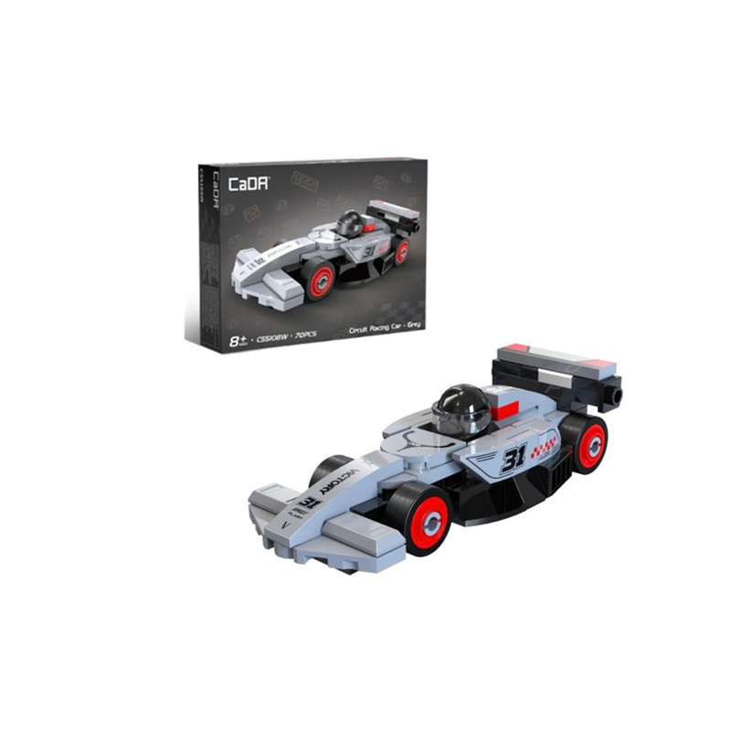  Cada klocki CircuitRacCarGrey C55108W 33292