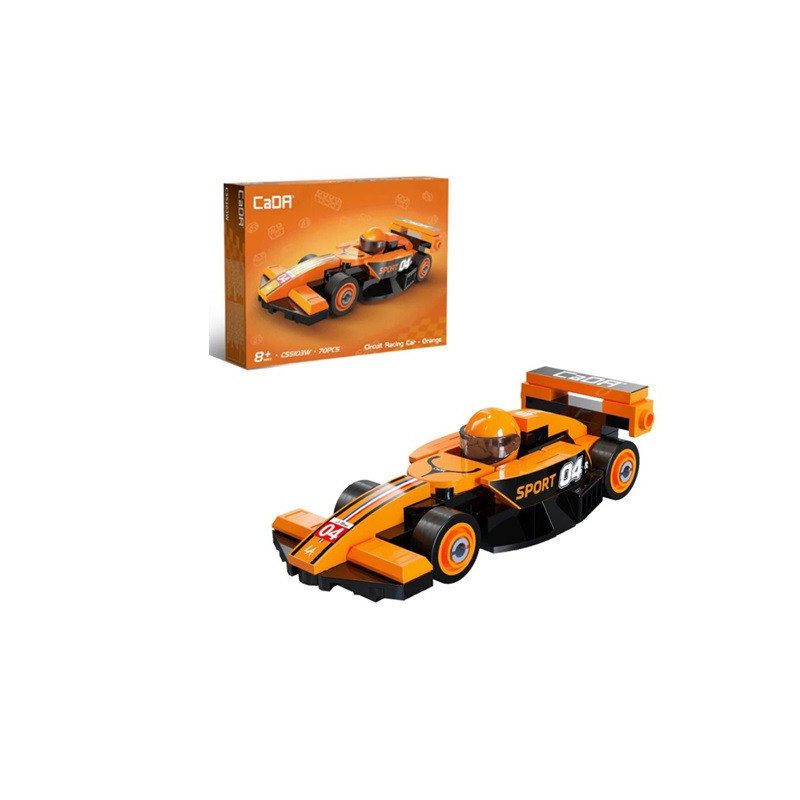  Cada klocki CircuitRacCarOrange C55103W 33247