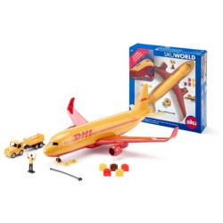 SIKU WORLD Samolot transportowy DHL z akcesor.1702