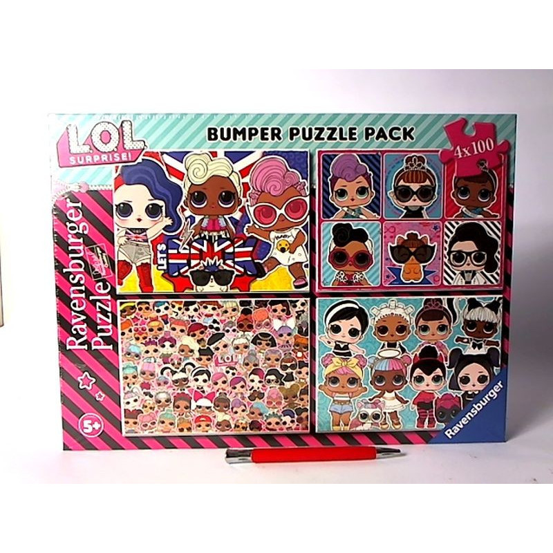 RAV puzzle 4in1 L.O.L. Surprise 4x100el 12880