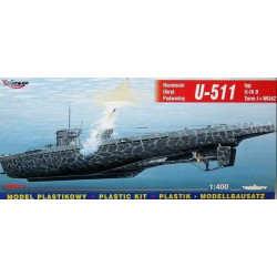 Mirage zest.d/sklej.U-Boot U-511 IXB S04 40042