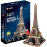 Cubic Fun puzzle 3D LED Wieża Eiffla 05072