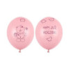 Balony 30cm Miś mam już... PastelPink A6 00284