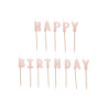 Świeczki urodz.HappyBirthday 25cm róż A13 67608