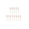 Świeczki urodz.HappyBirthday 25cm róż A13 67608