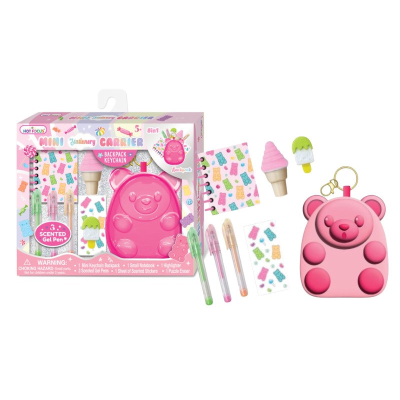 HOT FOCUS zestaw miniaturek z mini plec.Miś 28699
