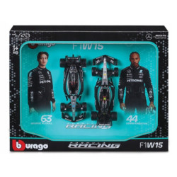 BBU 1:43 Mercedes AMG W15 2024 2pack 38115