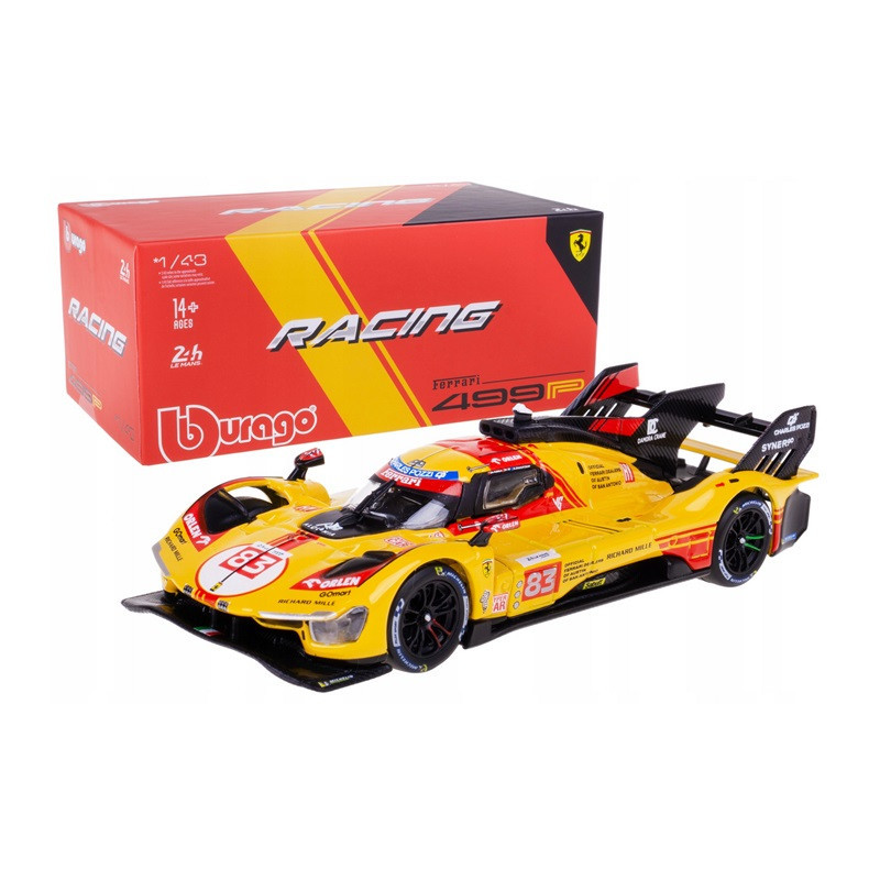 BBU 1:43 Ferrari Racing 499P yellow 36317