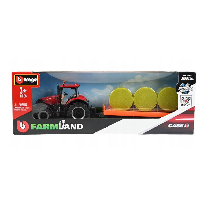 BBU Traktor z przycz 10cm Case IH CVX300 31687