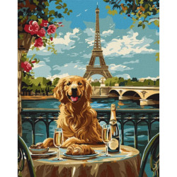 Malow.po num.40x50 Retriever w Paryżu 61992