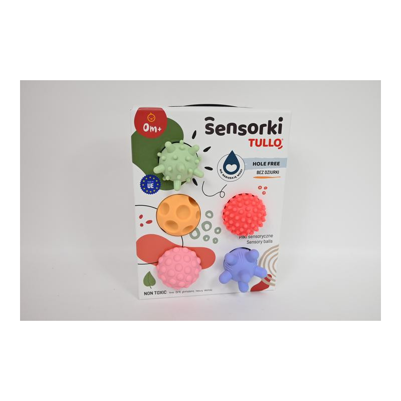 Piłeczki Sensorki 5szt b/dziurki past.REF801 78017